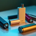 Explore Muha Meds Portable Vapes showcasing their sleek design and portability for on-the-go use.