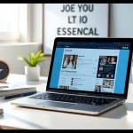 Engage with effective job research tools laid out on a desk, showcasing productivity and organization.