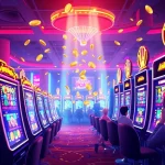 Engage with slot online games featuring colorful machines and playful casino atmosphere.