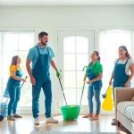 Cleaning company in Jacksonville using eco-friendly products for a spotless home.