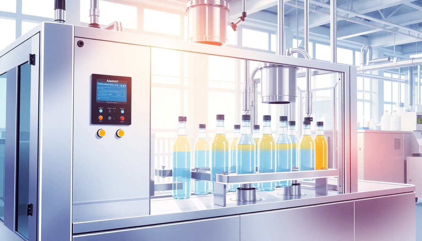Filling Machine Manufacturers showcase advanced machinery streamlining liquid packaging processes.