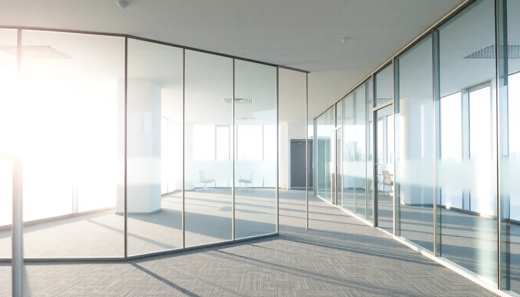 See how movable glass partitions enhance flexibility and light in modern office spaces.