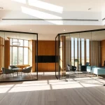 Enhance spaces with movable glass partitions that provide flexibility and modern design.