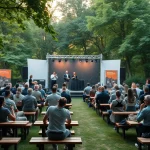 Experience vibrant wildfire events with engaging participants and lively outdoor settings