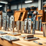 Showcase of high-quality Door Hinges Manufacturer products in a detailed industrial setting.