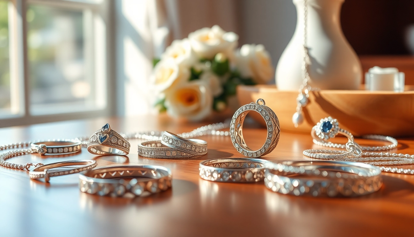 Showcasing exquisite silver jewelry with intricate designs and craftsmanship.