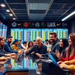 Просмотр букмекерских контор с клиентами, активно делающими ставки.