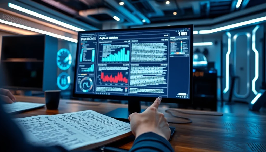 Analyze text using advanced ai detection techniques displayed on a sleek digital interface.