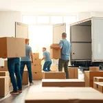 Assist with moving tasks at https://bennettsmoving.com/ using a professional packing team.