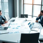 Engaging setting showcasing competitive intelligence strategies in a corporate environment.
