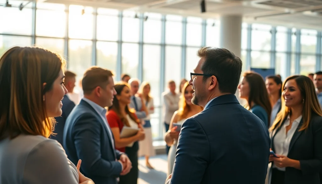 Capture a Miami Corporate Event Videography Photography session with professionals engaged and networking.