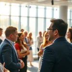 Capture a Miami Corporate Event Videography Photography session with professionals engaged and networking.
