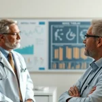 Engaging consultation about Peptide Therapy in a professional healthcare setting.