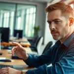 Providing essential computer services with expert technicians in a modern office environment.