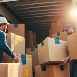 Professional movers demonstrating efficiency for Toronto best moving company in urban setting.