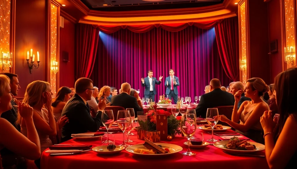 Enjoy a magical performance at a las vegas dinner theater with exquisite dining experience.