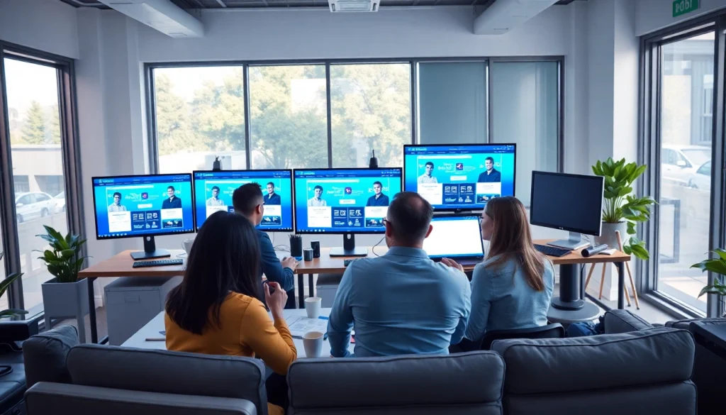 Designing engaging websites in Kansas City with a collaborative team atmosphere.