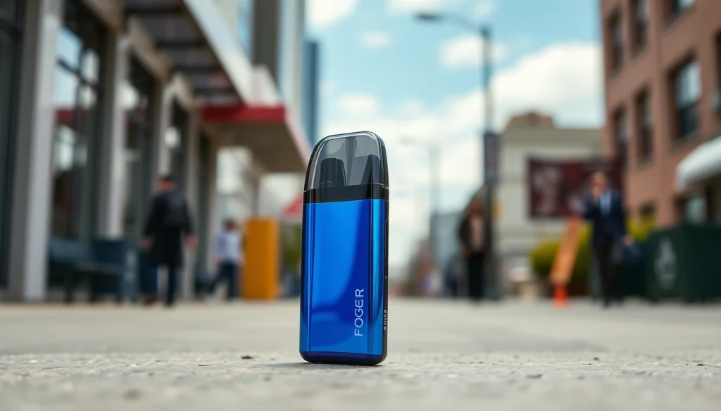 Showcasing the Foger Switch Pro Pod featuring its vibrant design and sleek functionality.