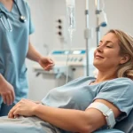 Experience personalized care with IV infusion near me in a serene medical setting.