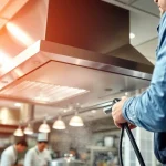 Experience the benefits of Restaurant Exhaust Hood Cleaning service as professionals ensure a safe kitchen environment.