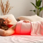 Experience the benefits of the red light therapy bodywrap while relaxing in a tranquil setting.