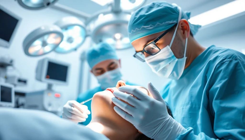 Erfahrene Schönheitschirurgie Braunschweig in einem modernen Operationssaal.